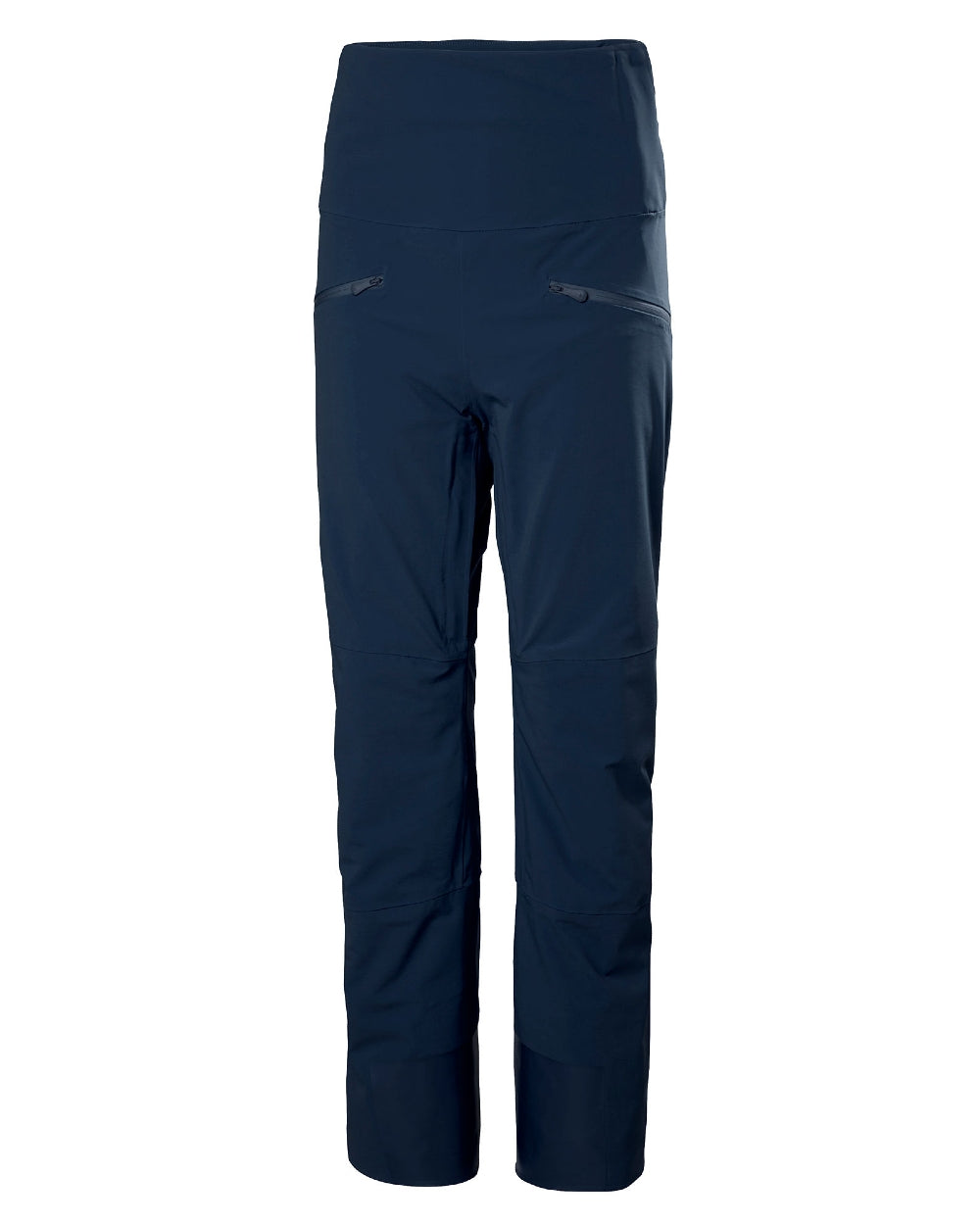 Navy Coloured Helly Hansen Womens Alphelia High Waist Insulated Pants on white background 