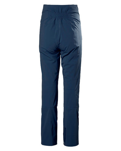 Navy Coloured Helly Hansen Womens Alphelia High Waist Insulated Pants on white background 