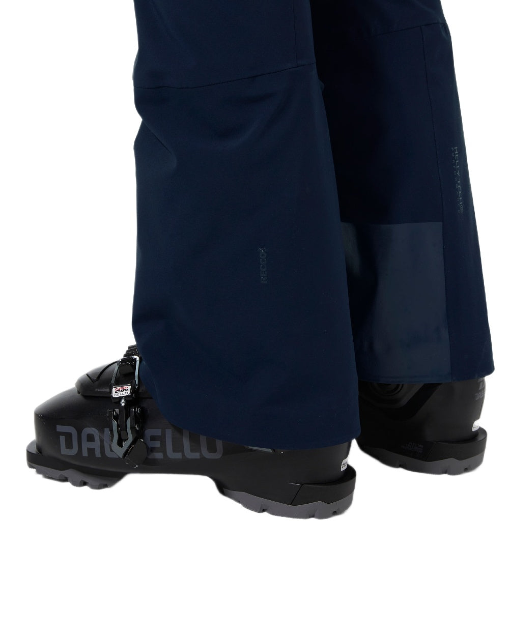 Navy Coloured Helly Hansen Womens Alphelia High Waist Insulated Pants on white background 
