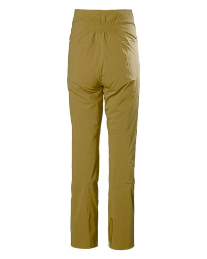 Sepia Coloured Helly Hansen Womens Alphelia High Waist Insulated Pants on white background 