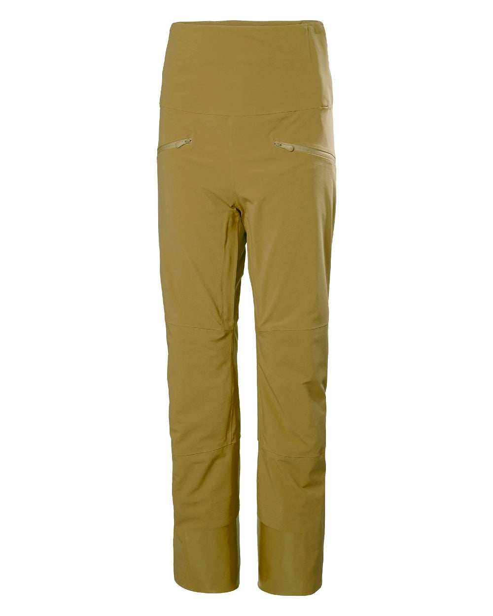 Sepia Coloured Helly Hansen Womens Alphelia High Waist Insulated Pants on white background 