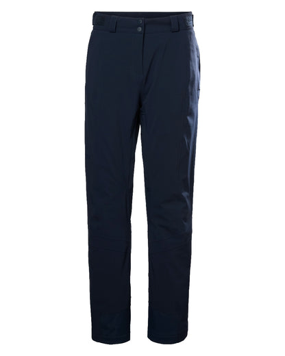 Navy Coloured Helly Hansen Womens Alphelia Insulated Pant on White Background 