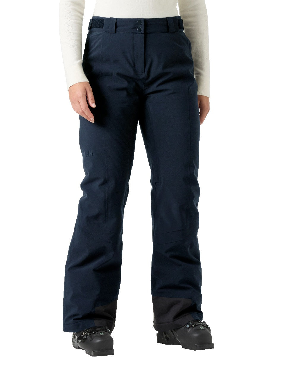 Navy Coloured Helly Hansen Womens Alphelia Insulated Pant on White Background 