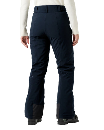 Navy Coloured Helly Hansen Womens Alphelia Insulated Pant on White Background 
