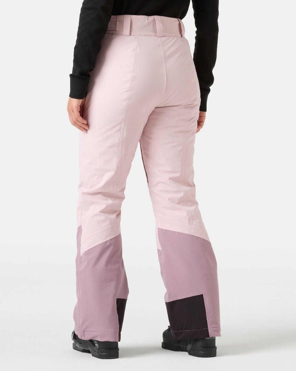 Pink Shake Coloured Helly Hansen Womens Alphelia Insulated Pant on White Background 