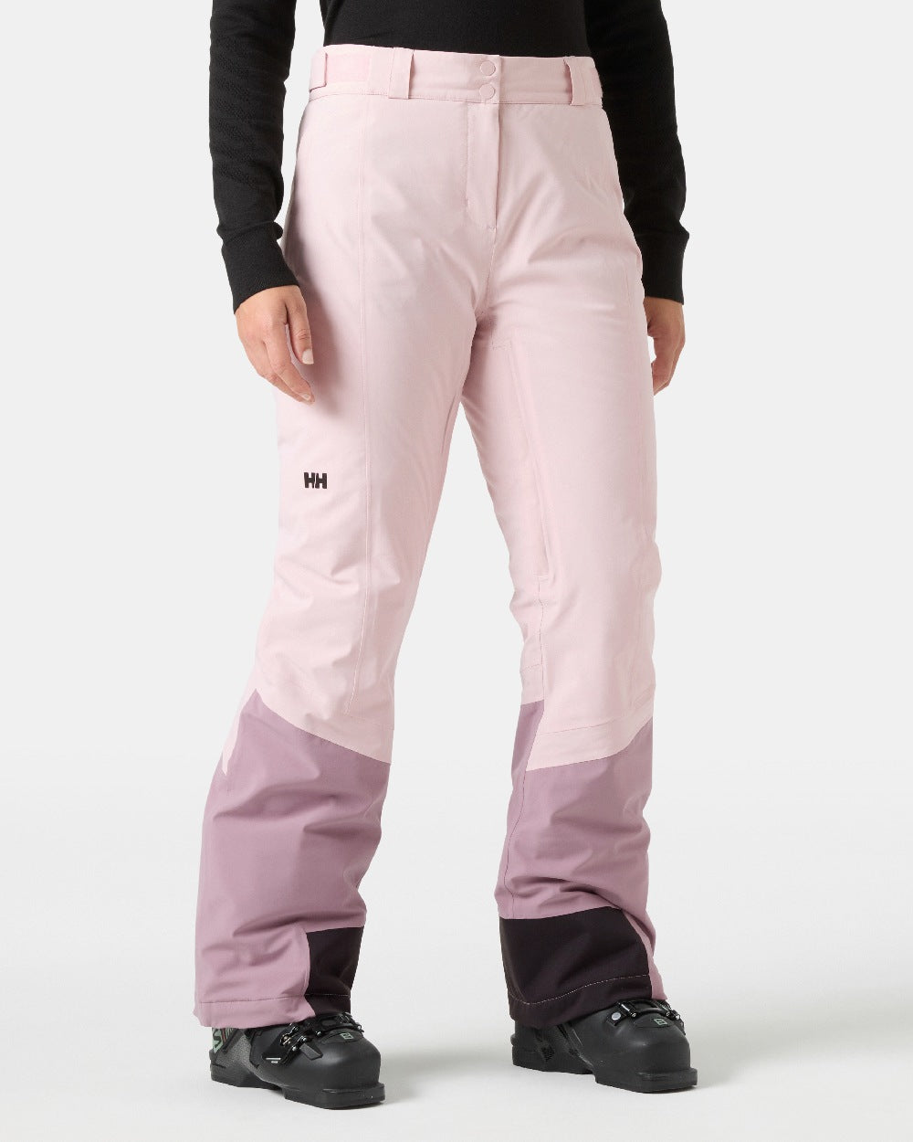 Pink Shake Coloured Helly Hansen Womens Alphelia Insulated Pant on White Background 
