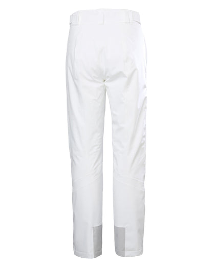 White Coloured Helly Hansen Womens Alphelia Insulated Pant on White Background 