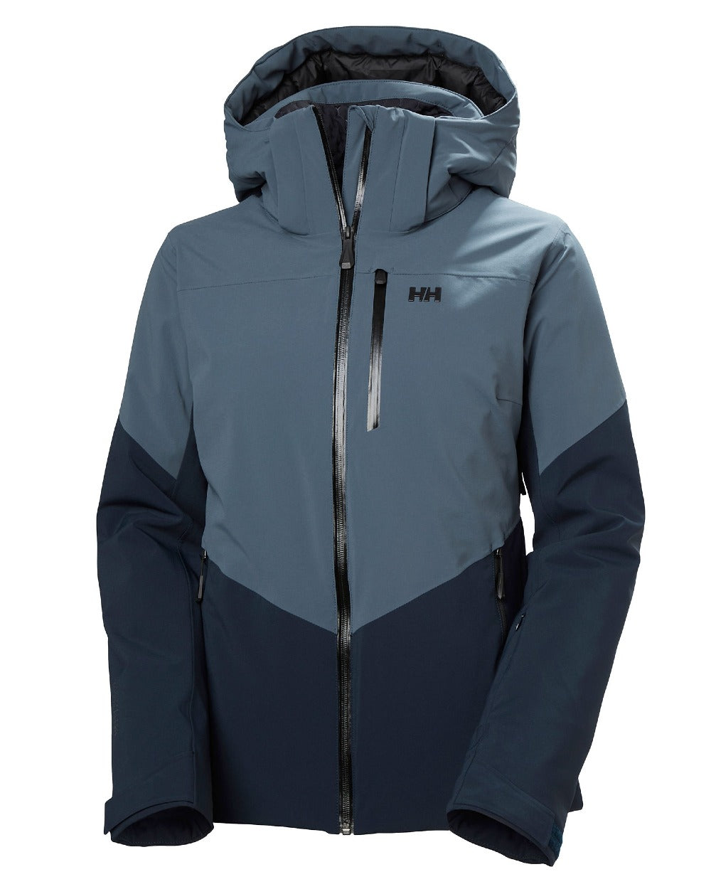 Alpine Frost Coloured Helly Hansen Womens Alphelia Ski Jacket on white background 