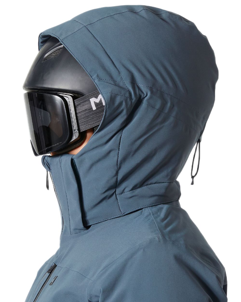 Alpine Frost Coloured Helly Hansen Womens Alphelia Ski Jacket on white background 