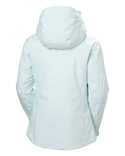 Icicle Coloured Helly Hansen Womens Alphelia Ski Jacket on white background 