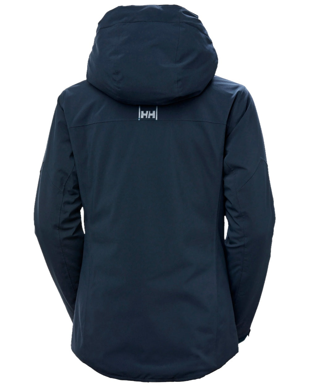 Navy Coloured Helly Hansen Womens Alphelia Ski Jacket on white background 