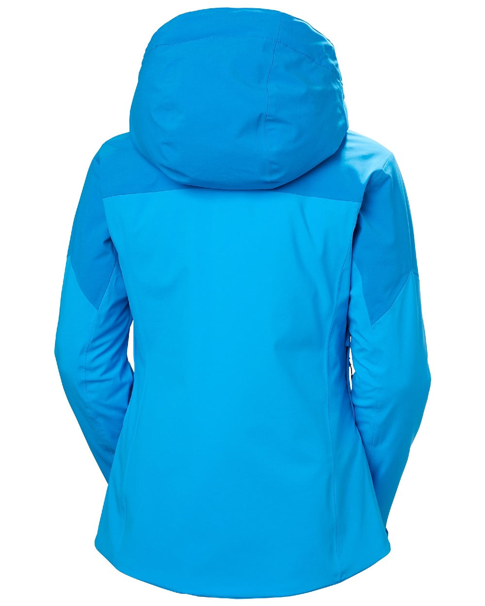 Neptune Blue Coloured Helly Hansen Womens Alphelia Ski Jacket on white background 