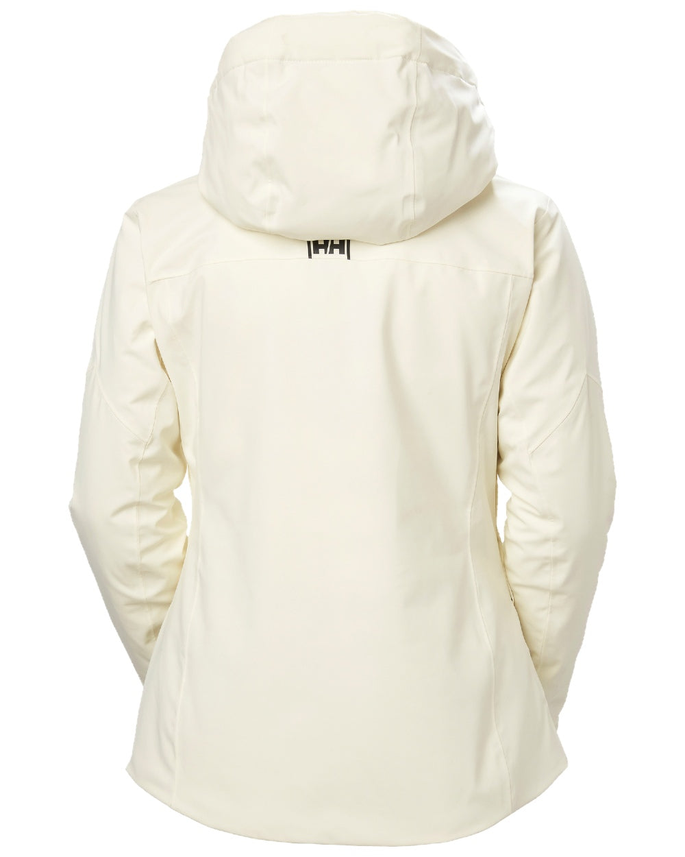 Snow Coloured Helly Hansen Womens Alphelia Ski Jacket on white background 