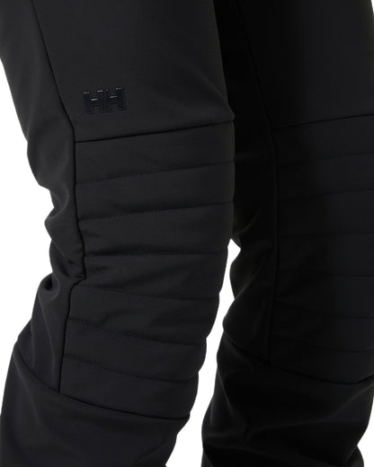 Black Coloured Helly Hansen Womens Avanti Stretch 2.0 Pants on white background 
