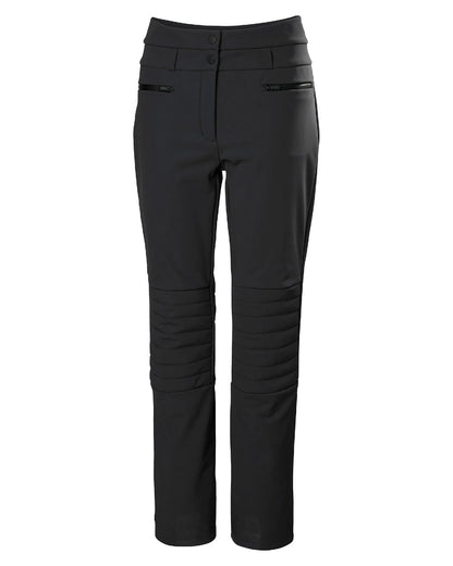 Black Coloured Helly Hansen Womens Avanti Stretch 2.0 Pants on white background 