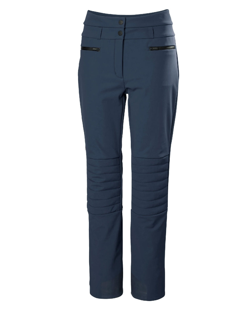 Navy Coloured Helly Hansen Womens Avanti Stretch 2.0 Pants on white background 
