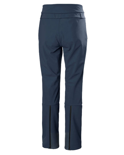 Navy Coloured Helly Hansen Womens Avanti Stretch 2.0 Pants on white background 
