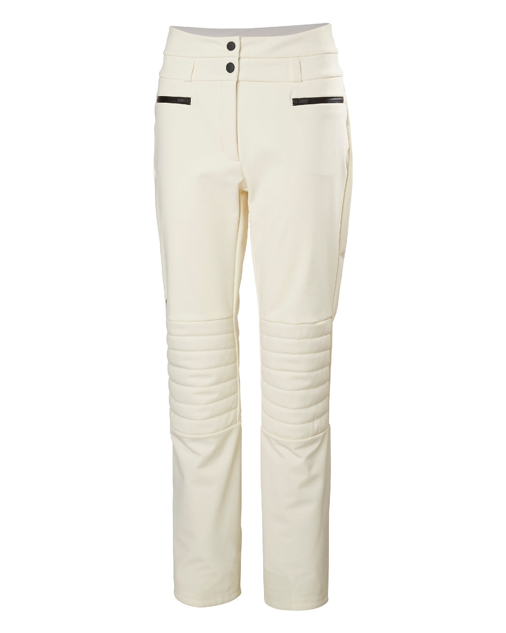 Snow Coloured Helly Hansen Womens Avanti Stretch 2.0 Pants on white background 