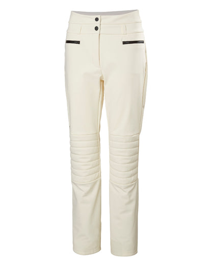 Snow Coloured Helly Hansen Womens Avanti Stretch 2.0 Pants on white background 