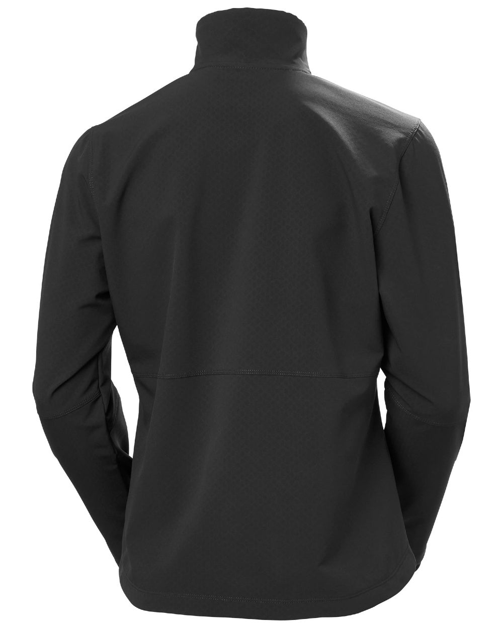 Ebony coloured Helly Hansen Womens Cascade Shield Anorak on white background 