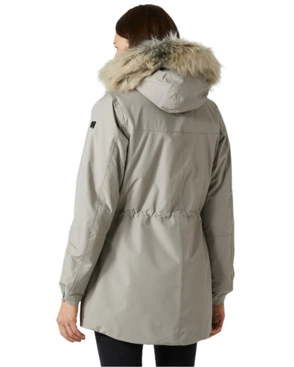 Terrazzo Coloured Helly Hansen Womens Coastal Parka on white background 