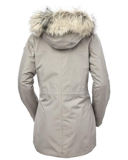 Terrazzo Coloured Helly Hansen Womens Coastal Parka on white background 