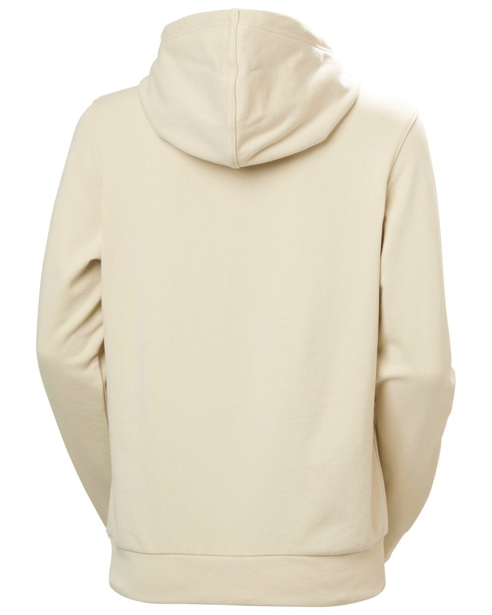Cream coloured Helly Hansen Womens Core Graphic Hoodie on white background 
