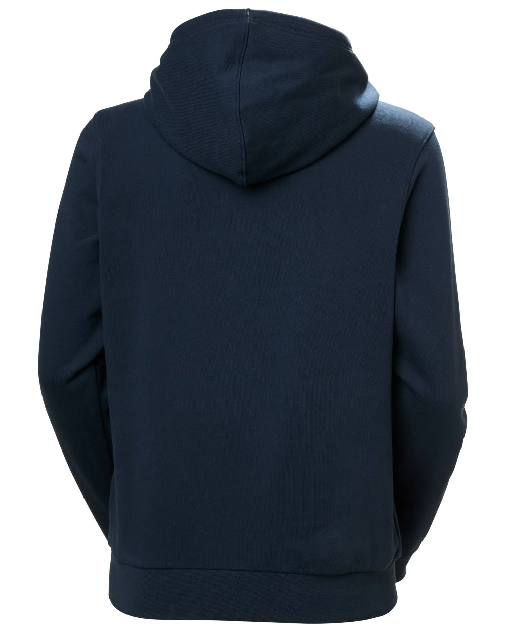 Navy coloured Helly Hansen Womens Core Graphic Hoodie on white background 