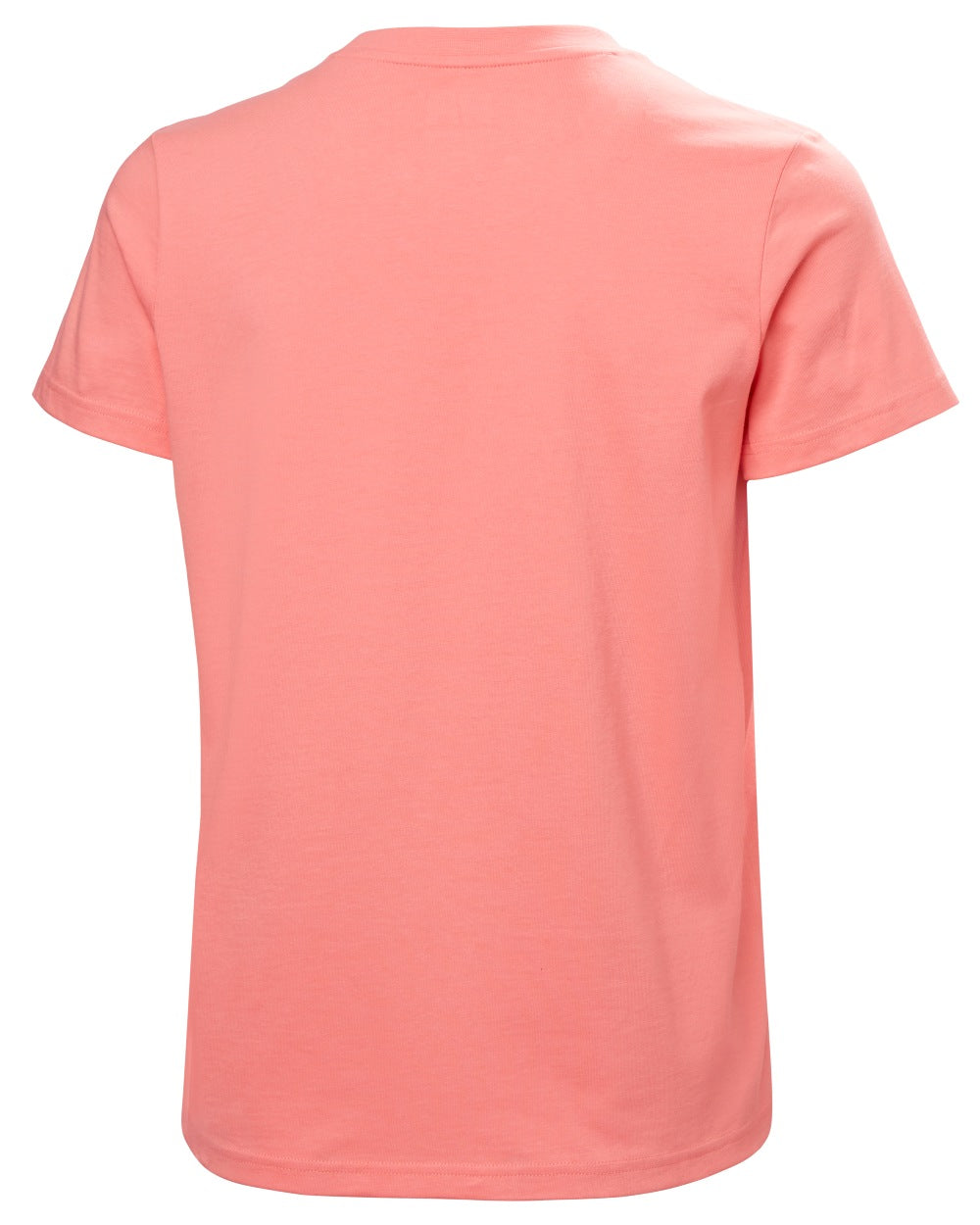Coral Almond coloured Helly Hansen Womens Core Graphic T-Shirt 2.0 on white background 