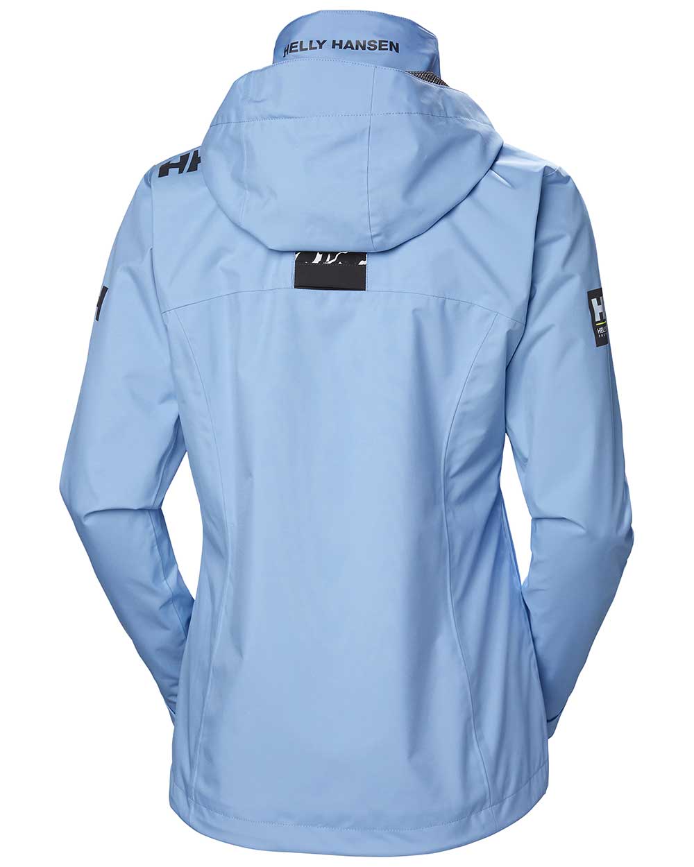 Helly Hansen Womens Crew Hooded Jacket In Bright Blue 