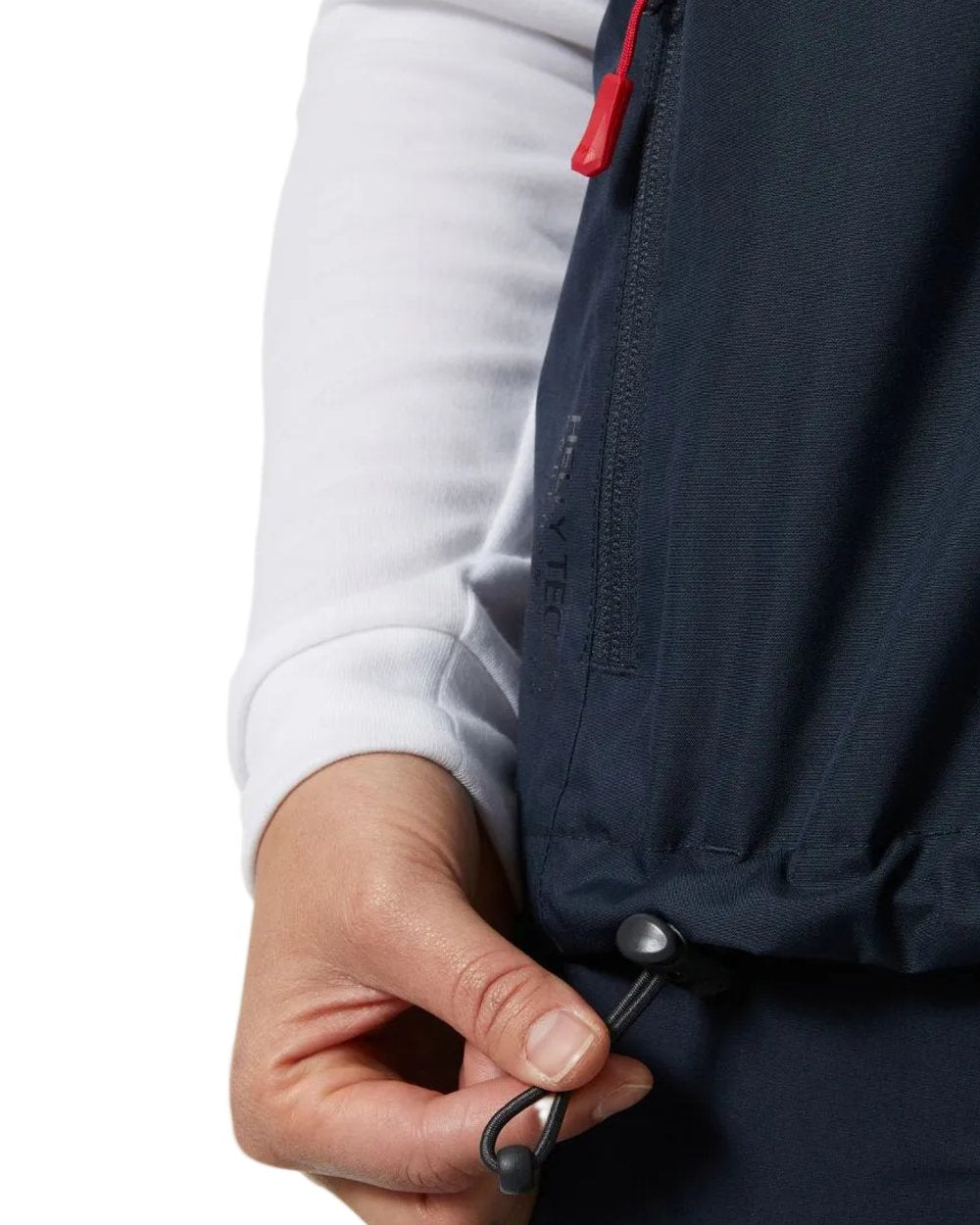 Navy coloured Helly Hansen Womens Crew Sailing Vest 2.0 on white background 