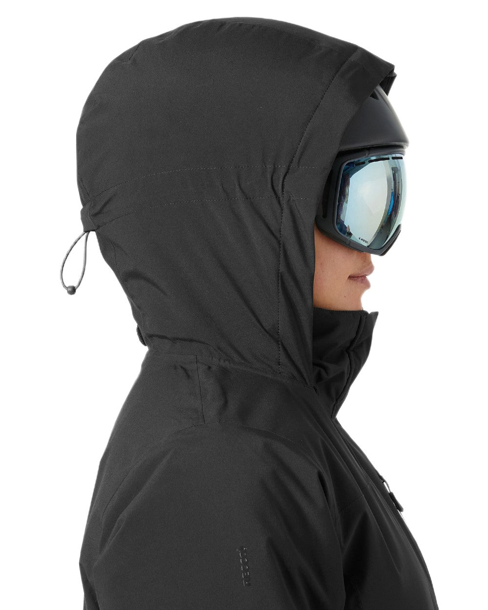 Black Coloured Helly Hansen Womens Crewser Jacket on white background 