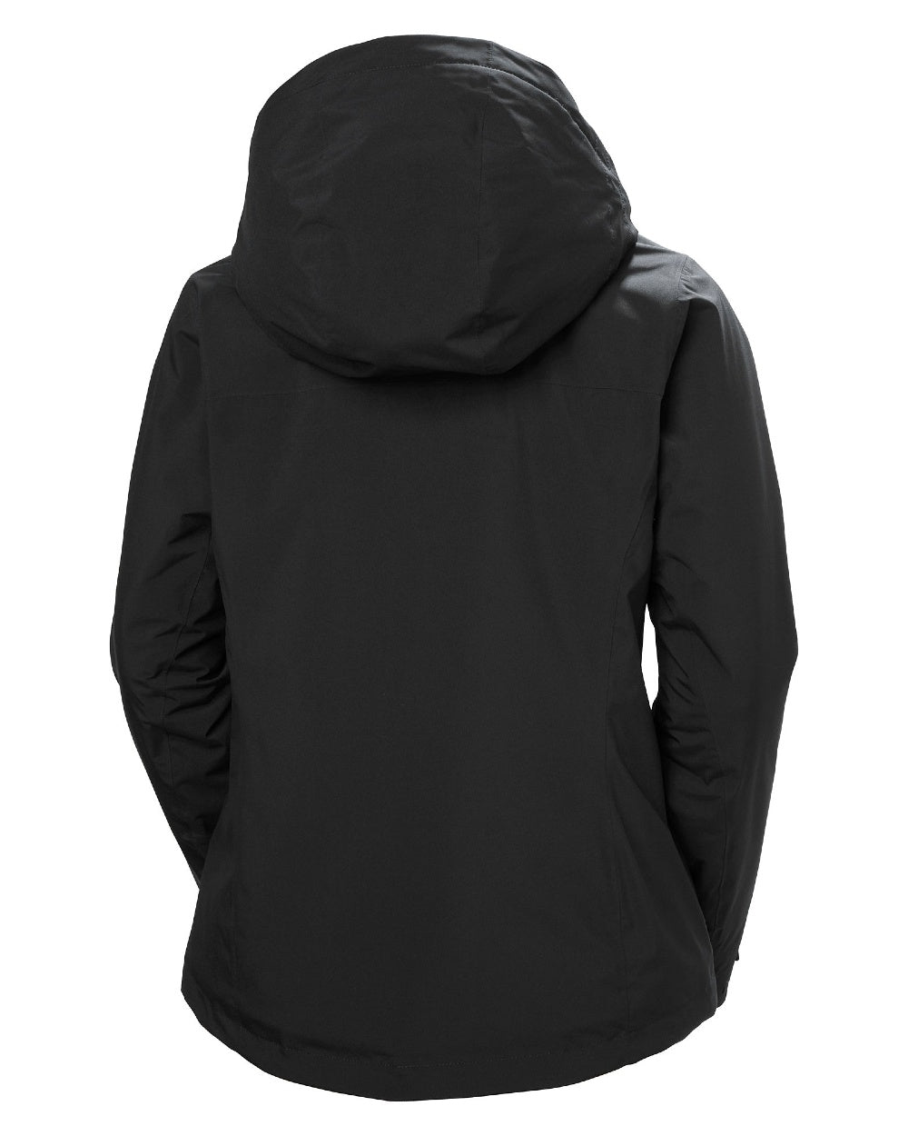Black Coloured Helly Hansen Womens Crewser Jacket on white background 