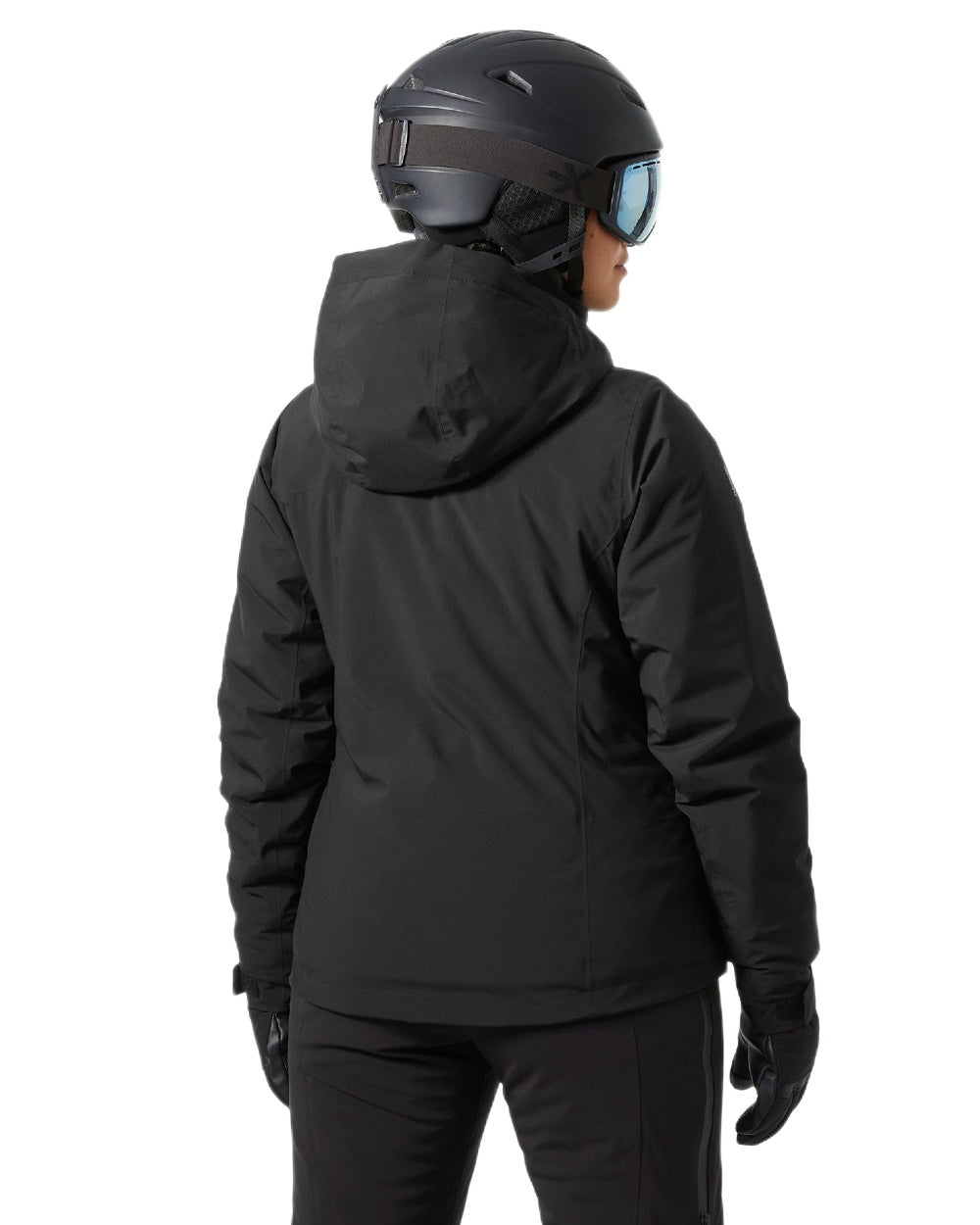 Black Coloured Helly Hansen Womens Crewser Jacket on white background 