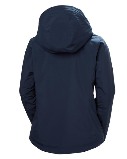 Navy Coloured Helly Hansen Womens Crewser Jacket on white background 