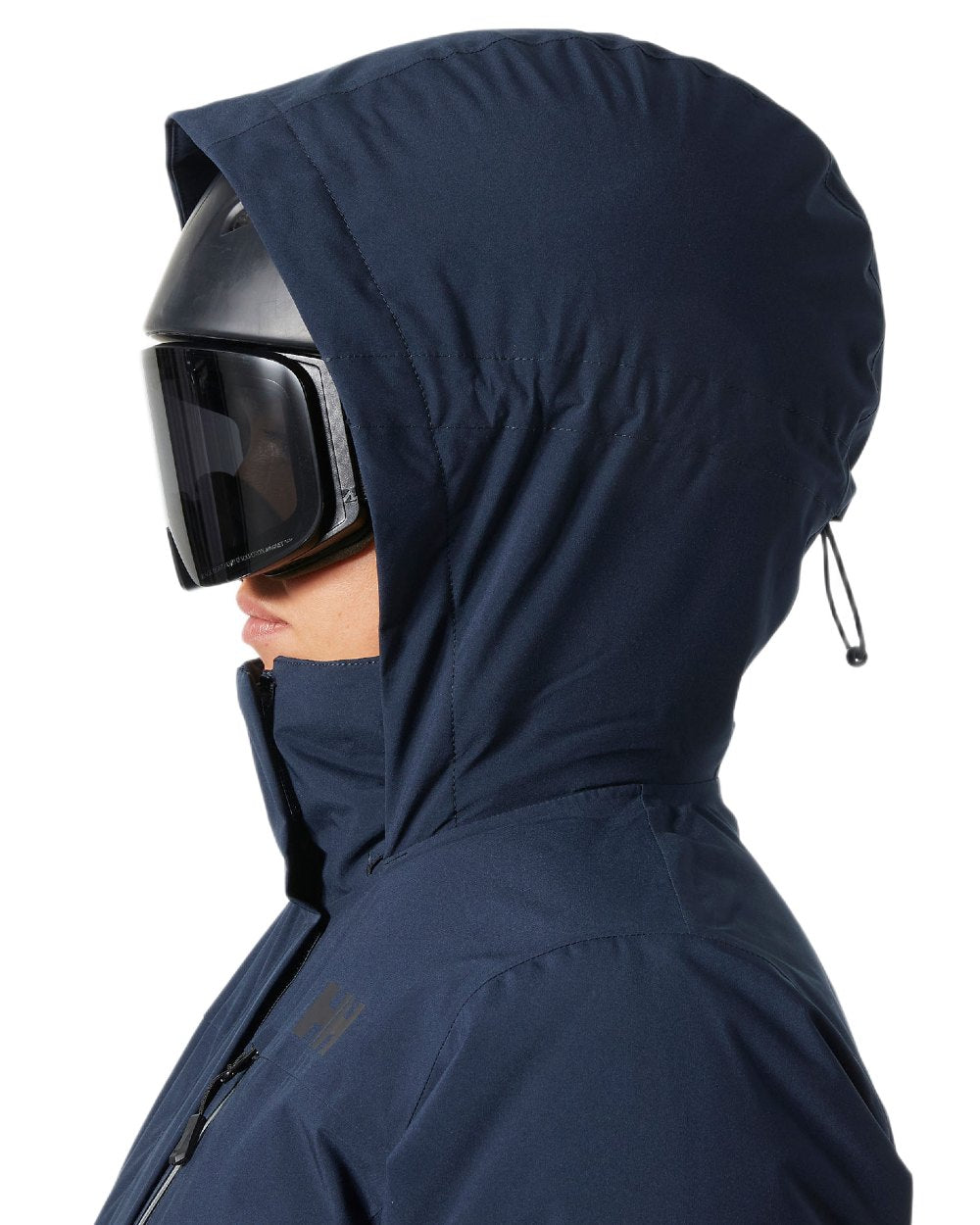 Navy Coloured Helly Hansen Womens Crewser Jacket on white background 