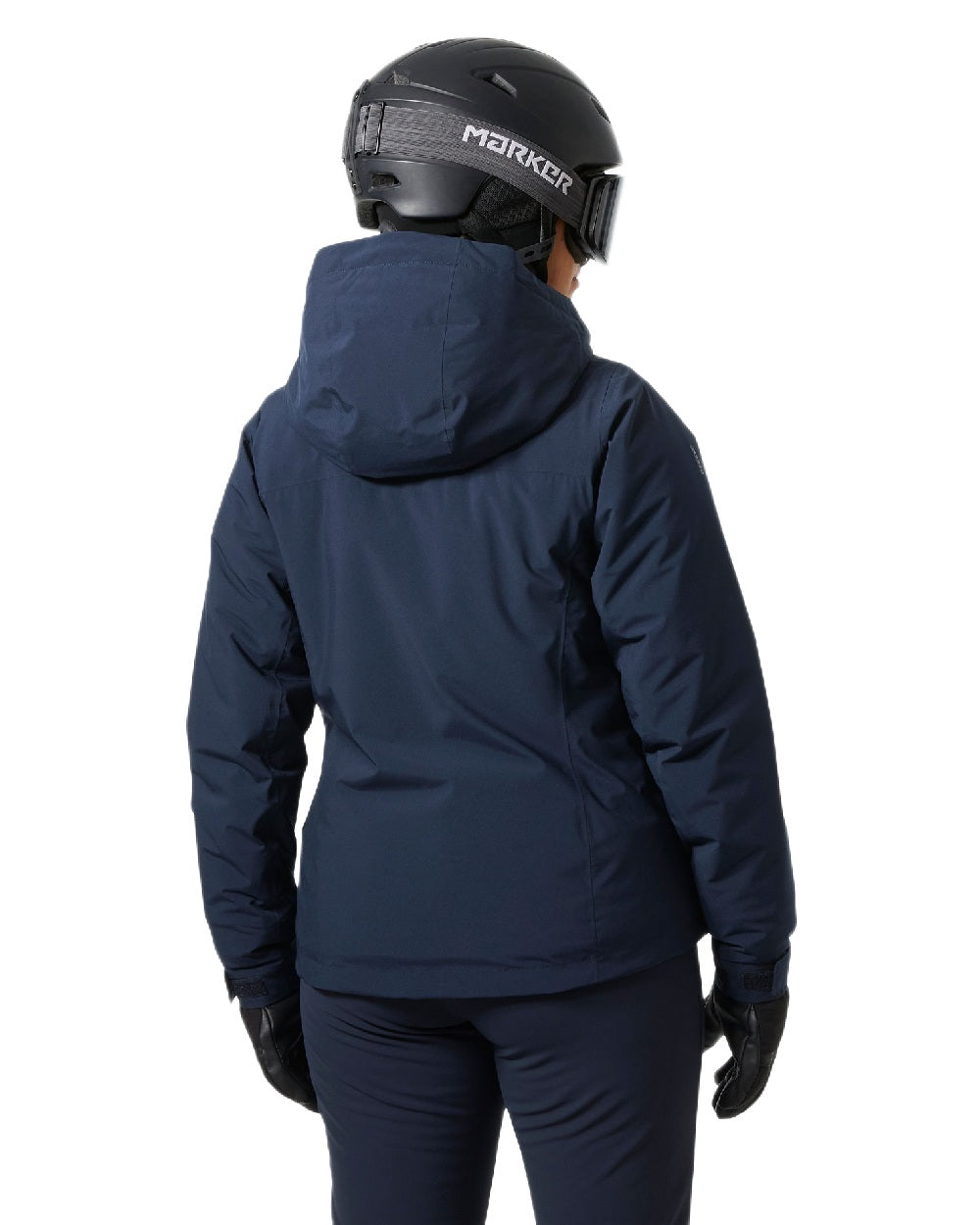 Navy Coloured Helly Hansen Womens Crewser Jacket on white background 
