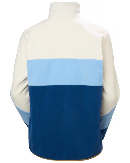 Dark Blue Coloured Helly hansen Womens Day Breaker Hugg Snap Fleece on White Background 
