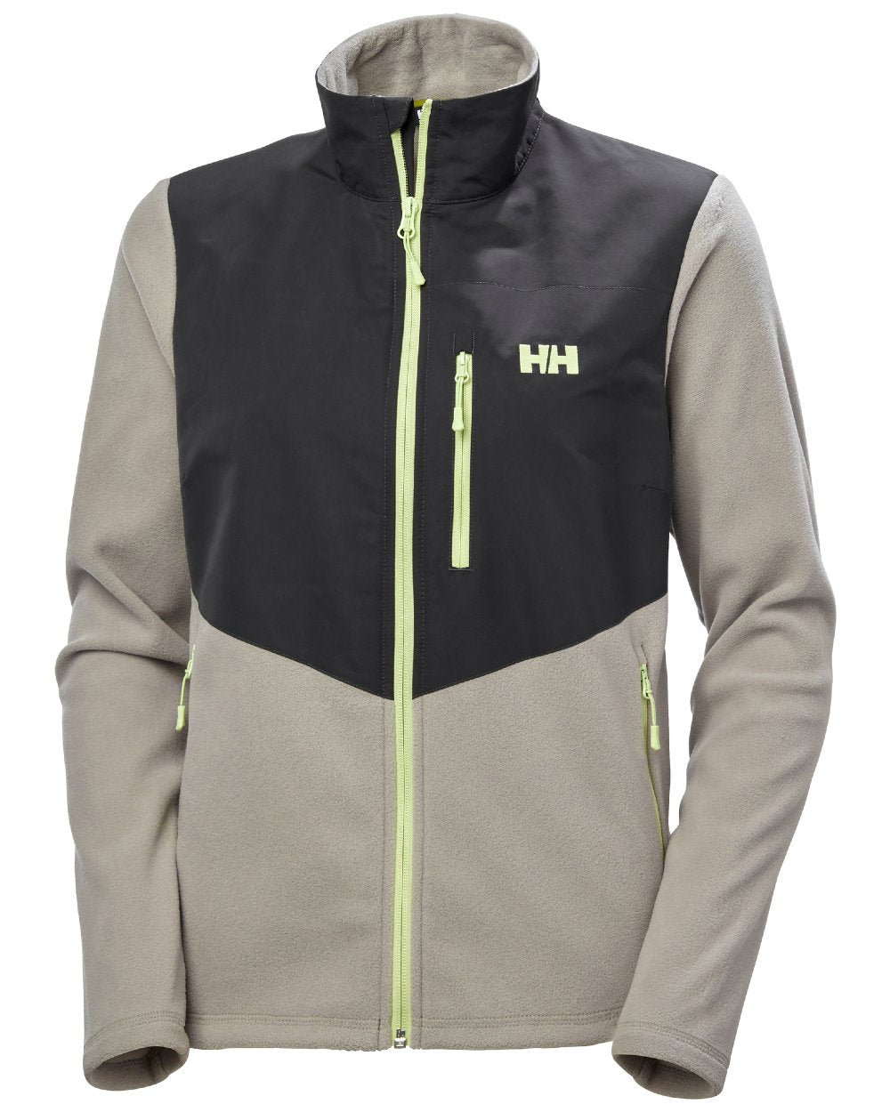 Terrazzo coloured Helly Hansen Womens Daybreaker Block Fleece Jacket on white background 