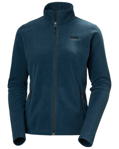 Navy Coloured Helly Hansen Womens Daybreaker Fleece Jacket on White Background 