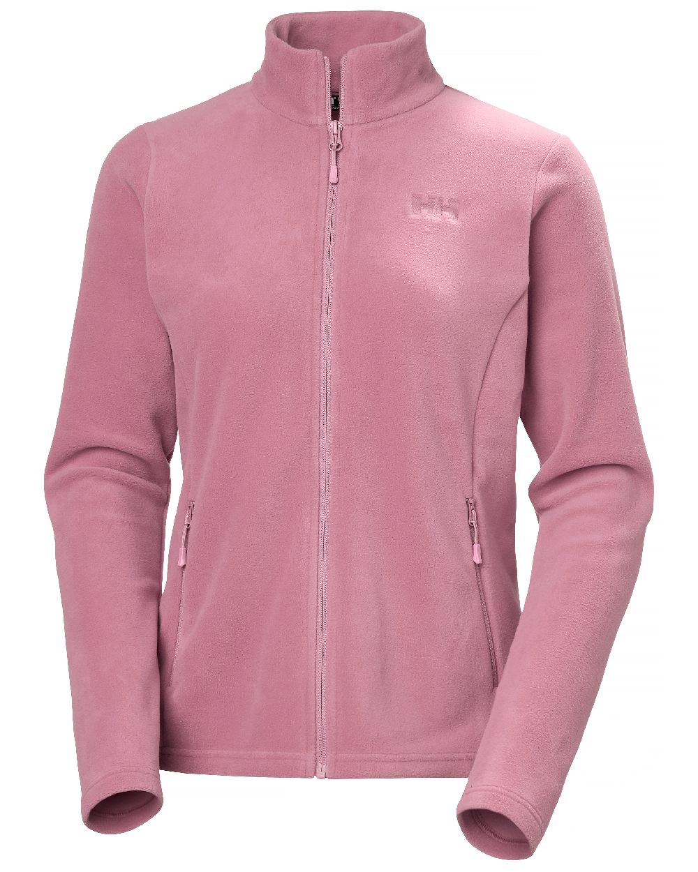 Wild Berry Coloured Helly Hansen Womens Daybreaker Fleece Jacket on White Background 