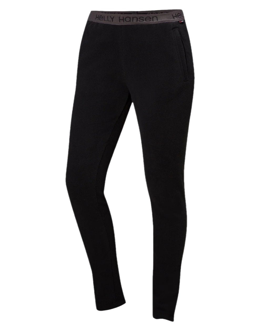 Black Coloured Helly Hansen Womens Daybreaker Fleece Pants on white background 