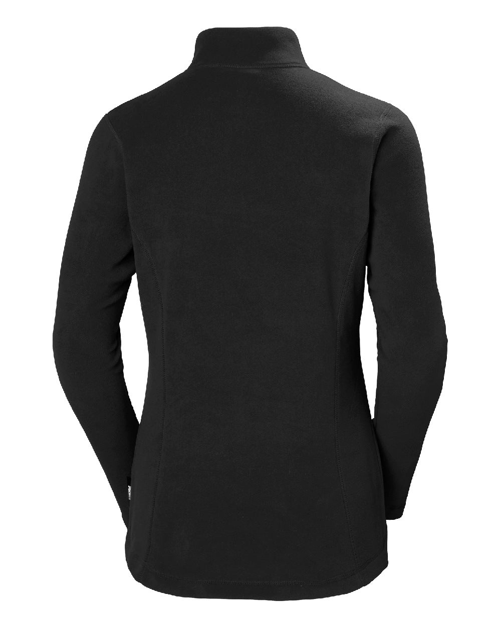 Black coloured Helly Hansen Womens Daybreaker Half Zip Fleece on white background 