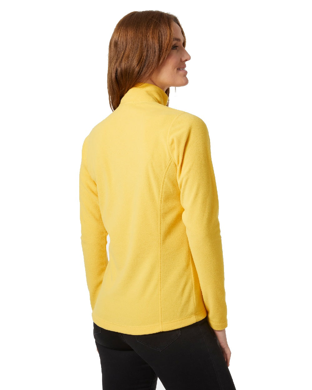 Honeycomb coloured Helly Hansen Womens Daybreaker Half Zip Fleece on white background 