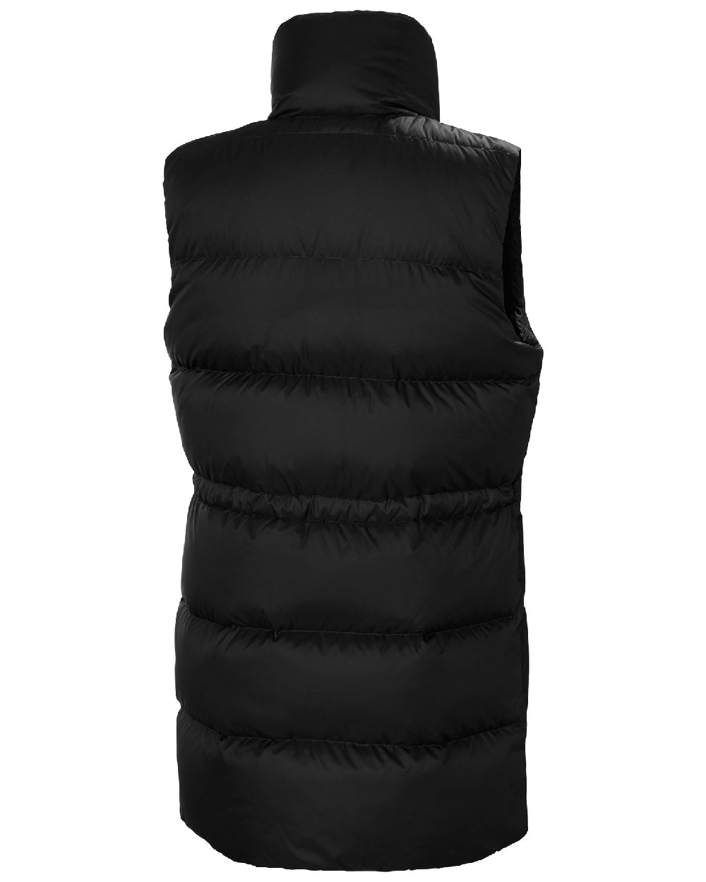 Black Coloured Helly Hansen Womens Essence Down Vest on white background 