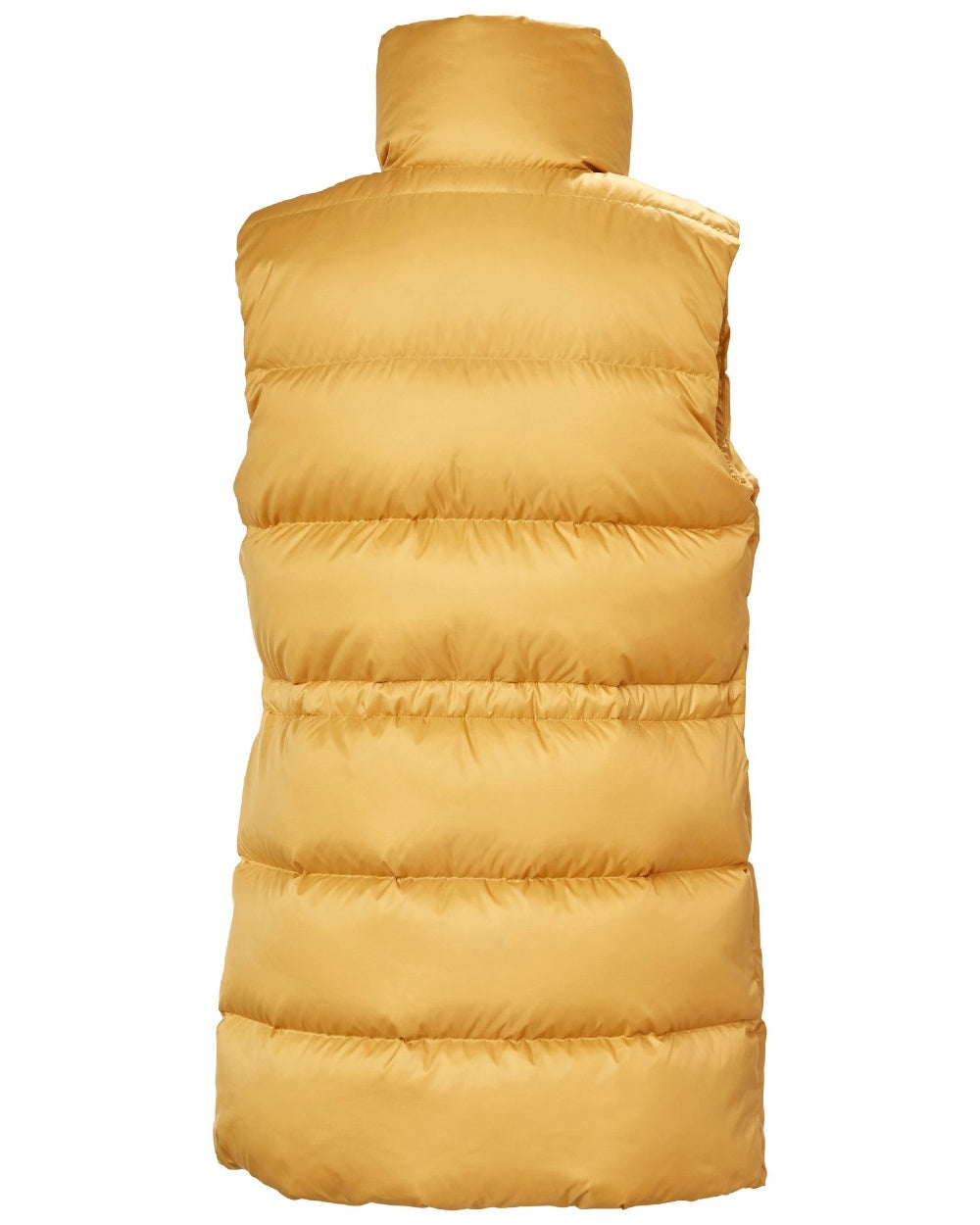 Sand Coloured Helly Hansen Womens Essence Down Vest on white background 