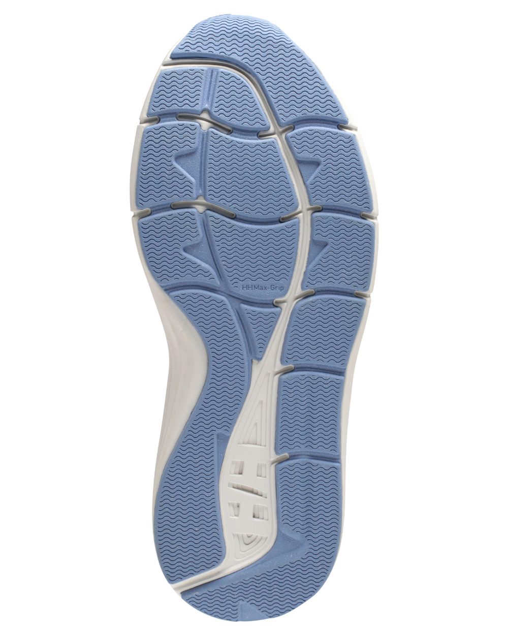 Navy Bright Blue Coloured Helly Hansen Womens HP Ahiga Evo 5 Marine Lifestyle Shoes on white background 