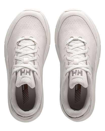 Off White Silver Grey Coloured Helly Hansen Womens HP Marine Lifestyle Shoes on white background 