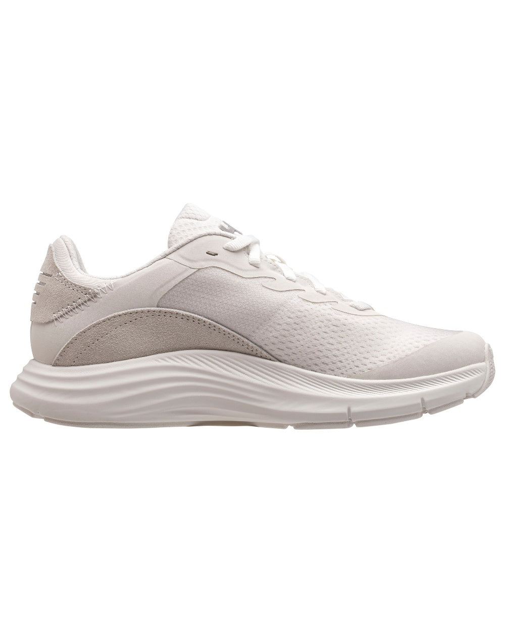 Off White Silver Grey Coloured Helly Hansen Womens HP Marine Lifestyle Shoes on white background 