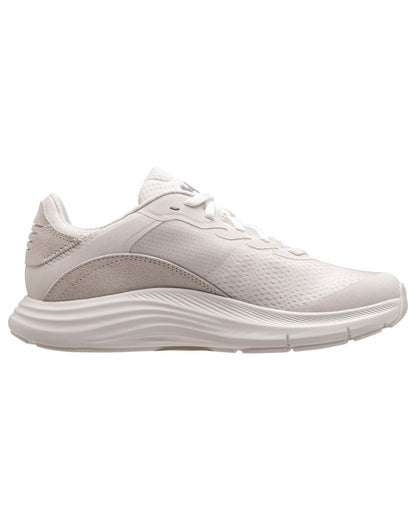 Off White Silver Grey Coloured Helly Hansen Womens HP Marine Lifestyle Shoes on white background 
